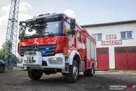 Nowy pojazd pożarniczy OSP Gnaszyn - zdj. udostępniono za zgodą portalu czestochowa998.pl