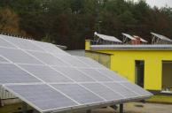 Solar collectors and photovoltaic links in Kalety
