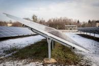 Photovoltaic power plant dedicated to the wastewater treatment plant