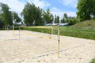 Obecny stan boiska do piłki plażowej przy kopalni w Żorach - fot. Patryk Pyrlik UMWS