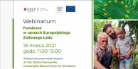 Webinarium Fundusze w ramach Zielonego Ładu 18-03-2021