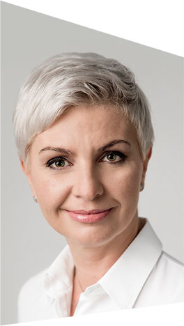 Fotografia przedstawia Annę Krzysteczko, trzeciego Zastępcę Prezydenta Miasta Ruda Śląska ds. społecznych.