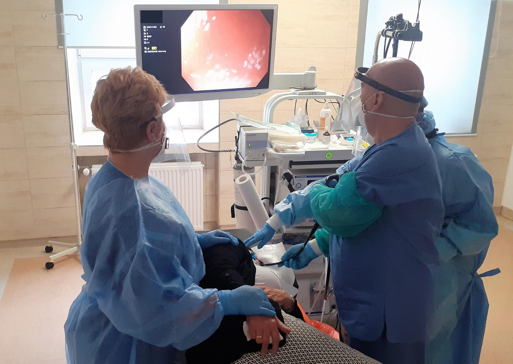 Fot. Nowy aparat endoskopowy w szpitalu w Zawierciu.