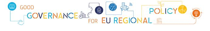 Dobre zarządzanie dla polityki regionalnej UE - logo cyklu webinariów